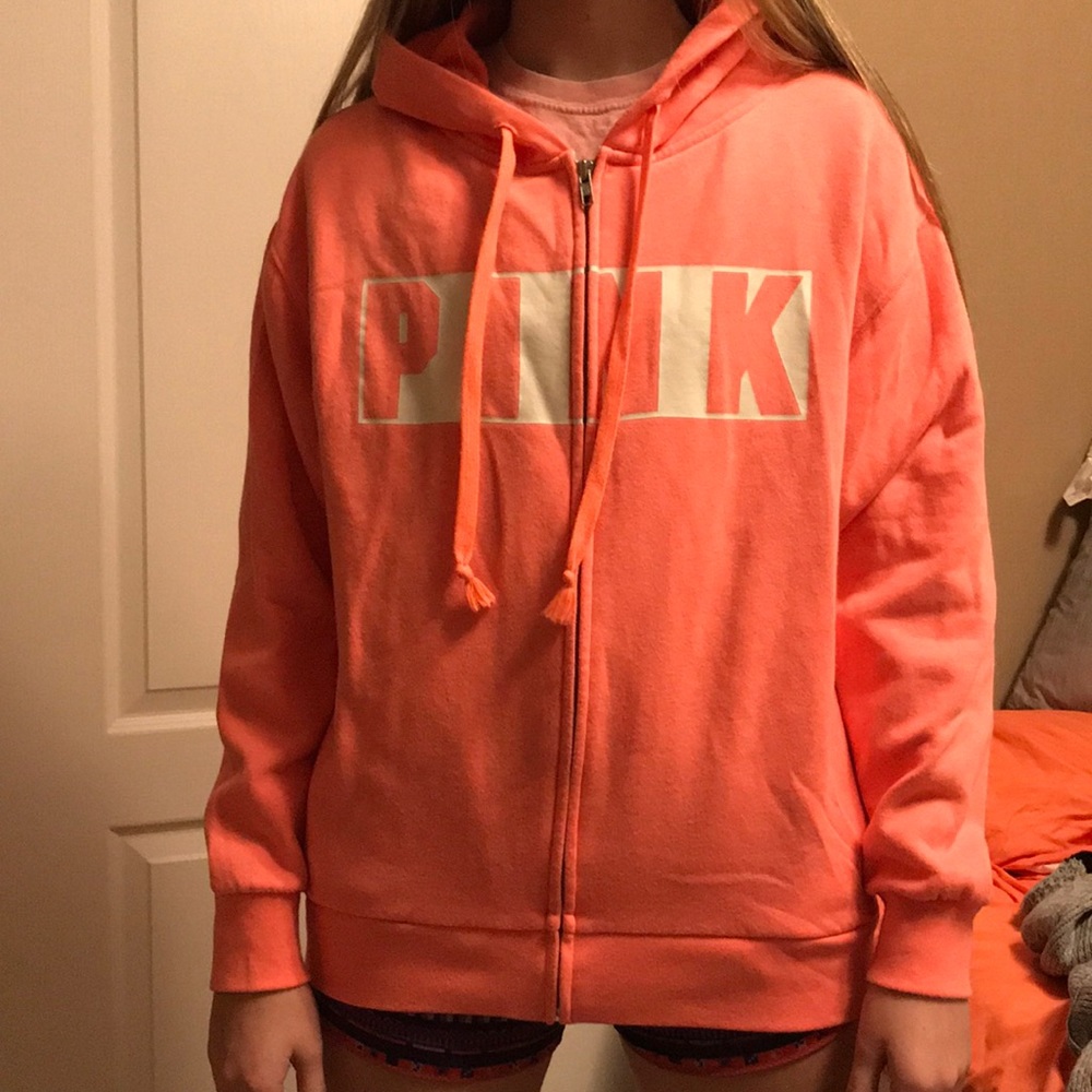 pink victoria secret jacket